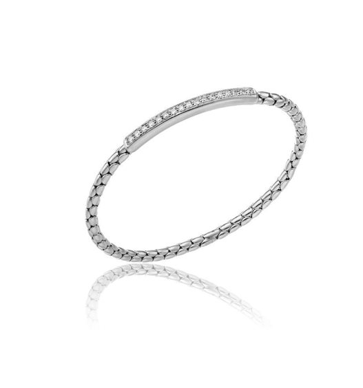 Collana Chimento - Accenti - Oro Bianco 18 carati 50 cm - 1G03061ZZ5500